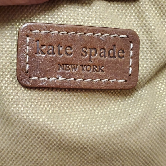 Kate Spade Leather Canvas Hobo Bag - Picture 12 of 14